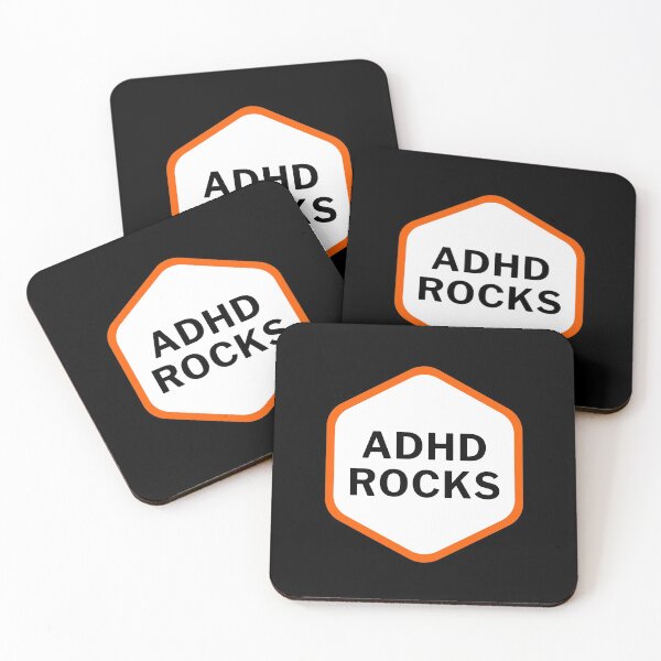 Item preview, #ADHD ROCKS ! Attention Deficit Hyperactive Disorder designed and sold by MJDezigns.
