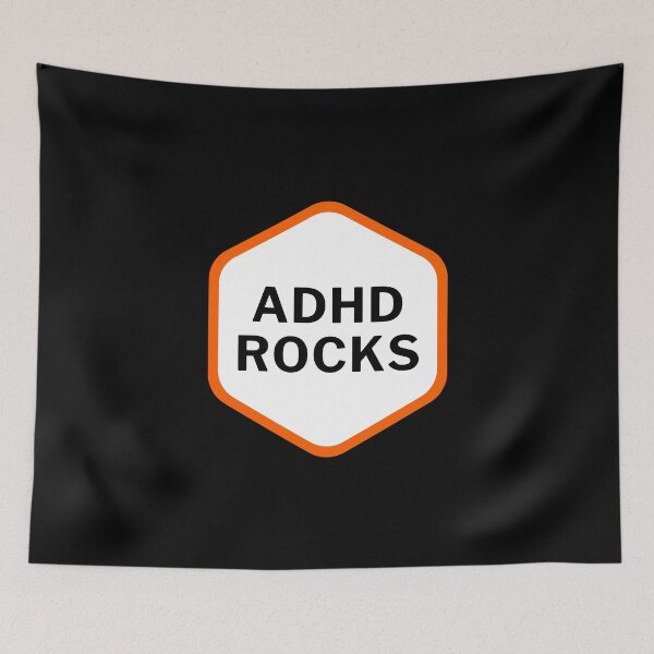 Item preview, #ADHD ROCKS ! Attention Deficit Hyperactive Disorder designed and sold by MJDezigns.