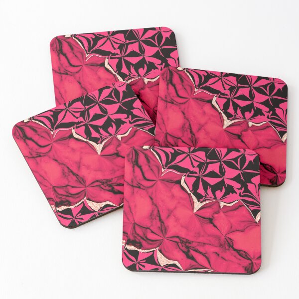 Item preview, Abstract Marble Rose Red designed and sold by Minxylynx4.