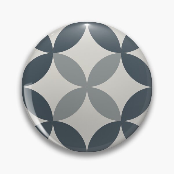 Item preview, Geometric Pattern: Circle Nested: Pebble designed and sold by Red Wolf.