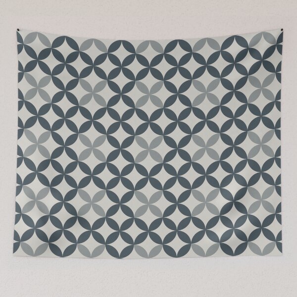 Item preview, Geometric Pattern: Circle Nested: Pebble designed and sold by Red Wolf.