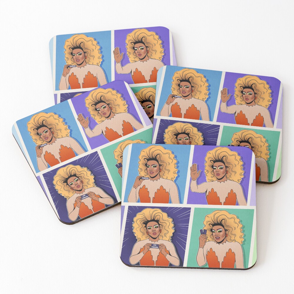 Item preview, Coasters (Set of 4) designed and sold by RikDrawsThings.
