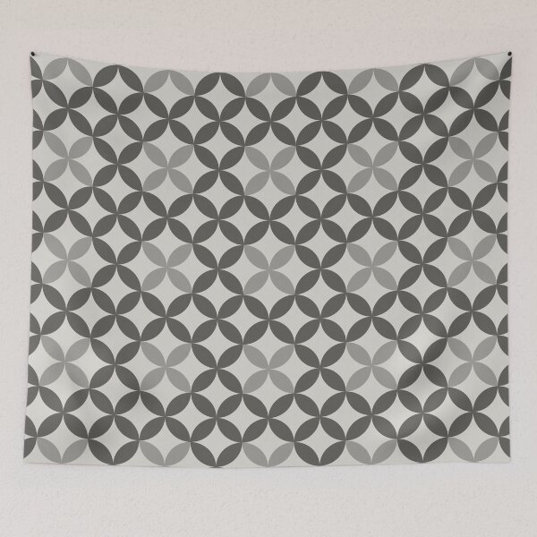 Item preview, Geometric Pattern: Circle Nested: Slate designed and sold by Red Wolf.