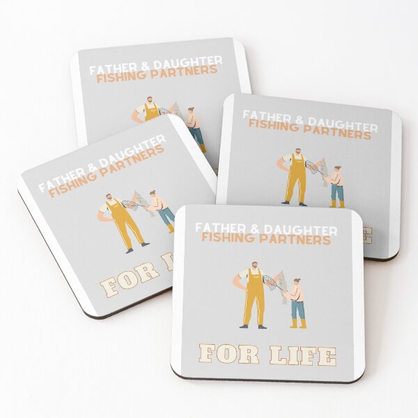 Item preview, Father and daughter fishing partners for life  designed and sold by Stationeryamore.