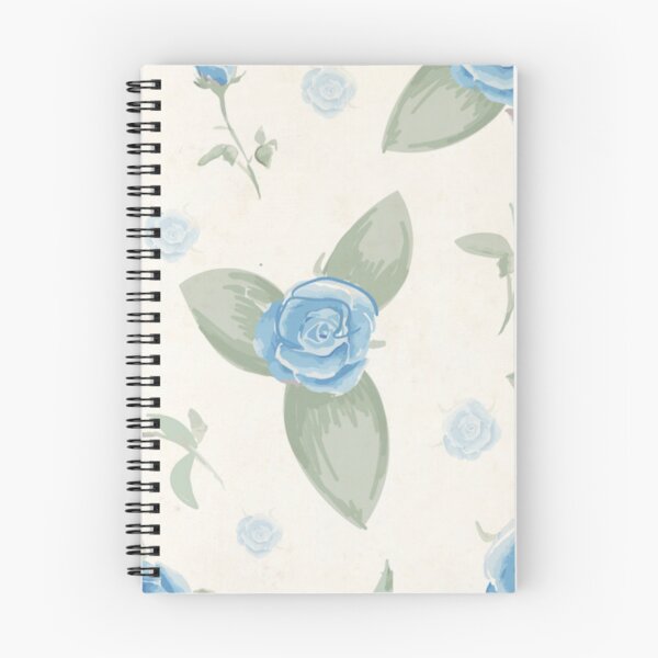Item preview, pattern Bleu flowers  designed and sold by koolaazii.