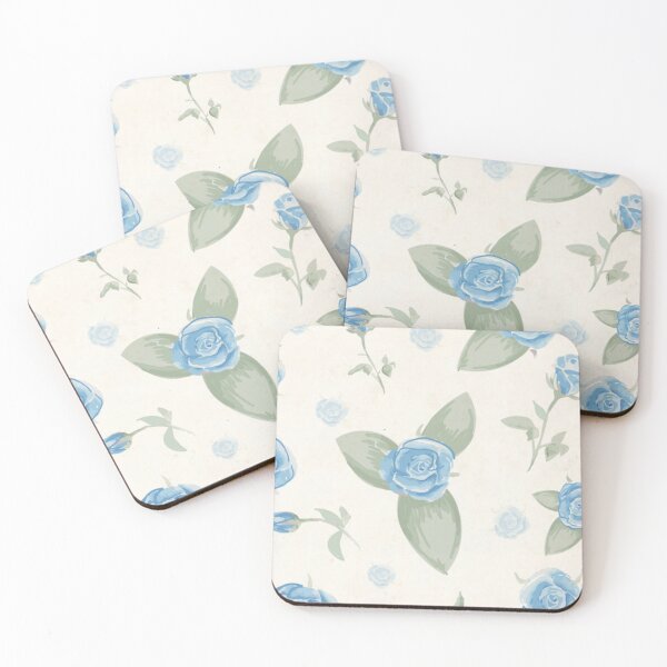 Item preview, pattern Bleu flowers  designed and sold by koolaazii.