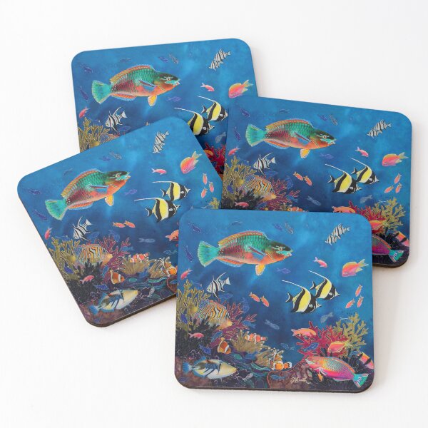 Item preview, Tropical Fish Frenzy designed and sold by Susan-Naomi Smith.