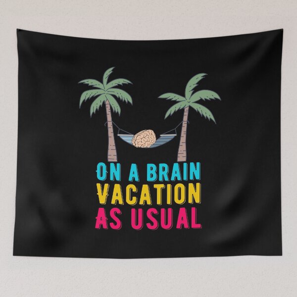 Item preview, #ADHD - On A Brain Vacation As Usual ! Attention Deficit Hyperactive Disorder.. designed and sold by MJDezigns.