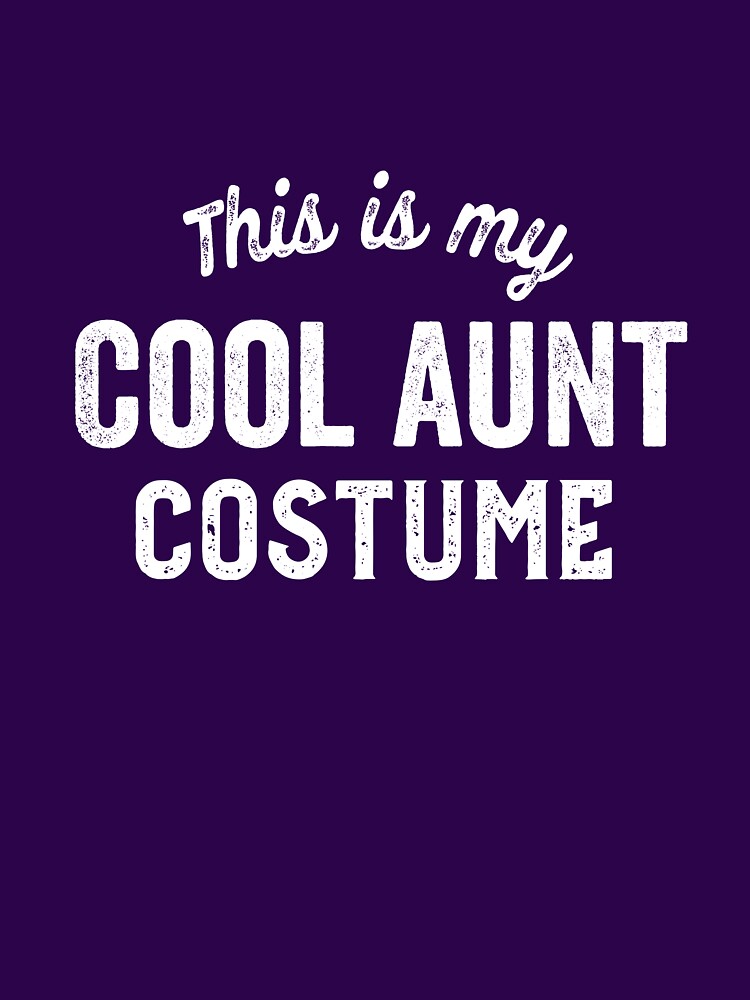 This Is My Awesome Auntie Costume Halloween Gift T-Shirt