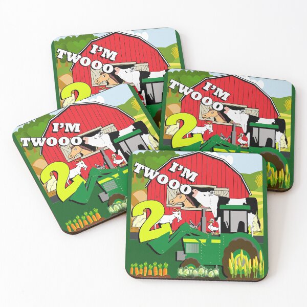Item preview, Kid's Birthday 2 Year Old Cute Farm Design Tractor designed and sold by tamdevo1.