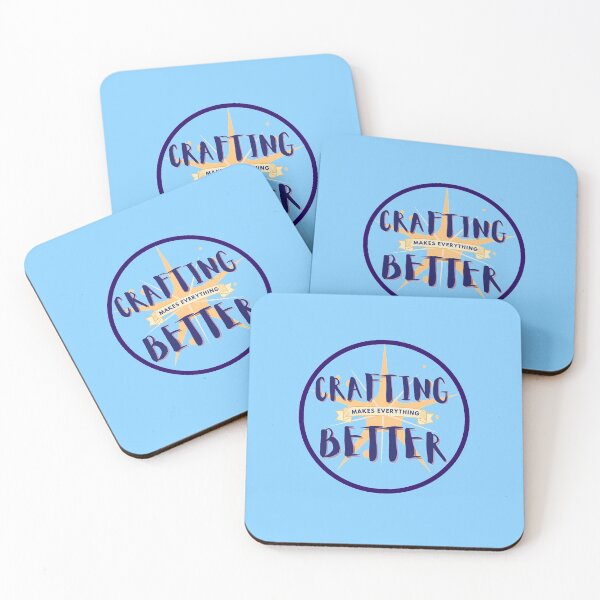 Item preview, Crafting makes everything better badge designed and sold by Manoroma.