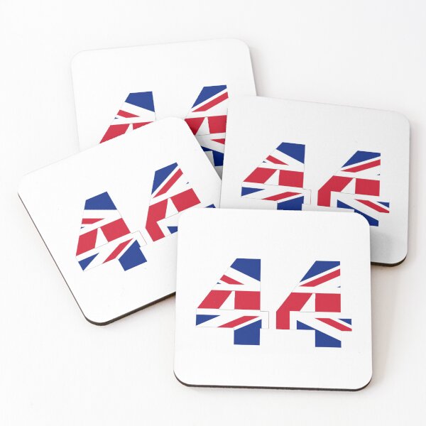 Item preview, Lewis Hamilton British Flag 44 designed and sold by ff1merch ..