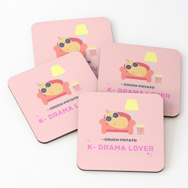 Item preview, I am a proud couch potato and a k-drama lover designed and sold by Manoroma.