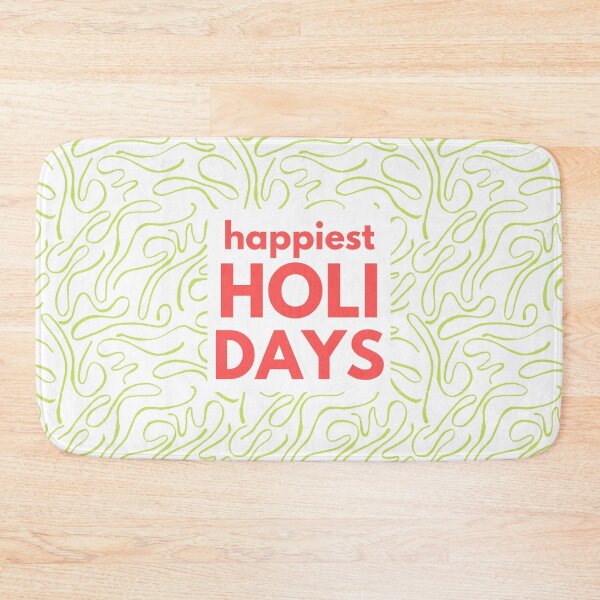 Item preview, Copy of Happy Holidays Christmas Red Green Stripes 2021 2022 by Miraidesigns designed and sold by miraidesigns.