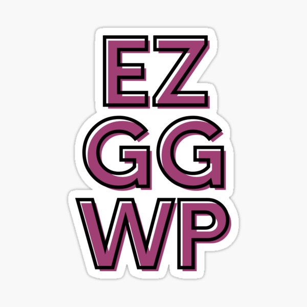 GGWP Sticker by trashak