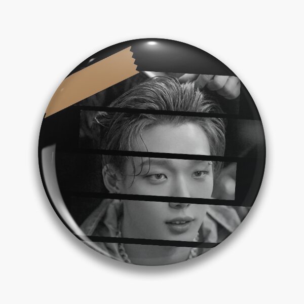 Item preview, Kim Jiwon iKON Bobby Korean Kpop Monochrome Stripe Design designed and sold by Piosenka Art.