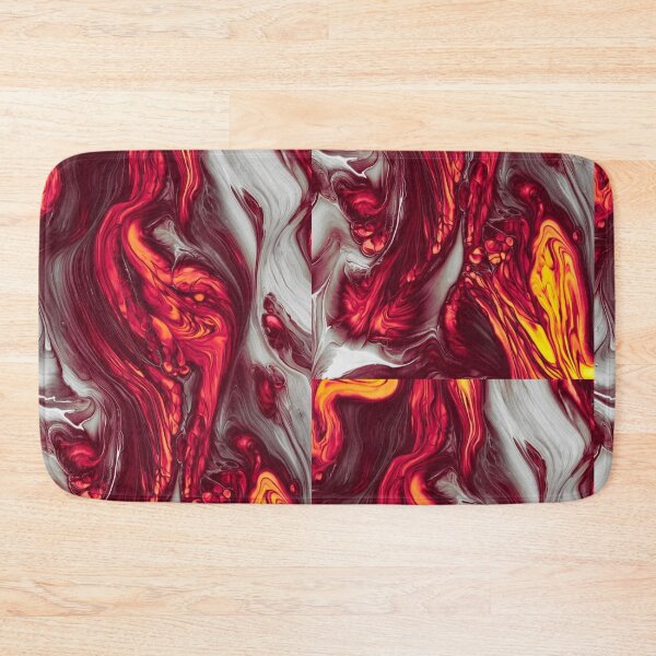 Item preview, Red marble art designed and sold by Catspuss.