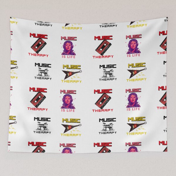 Item preview, Sticker Pack of Punksthetic | Musical Therapy | Music Is Better Than People designed and sold by The-ItemShop.