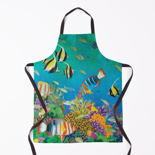Item preview, Harlequin Tuskfish and Moorish Idols designed and sold by Susan-Naomi Smith.
