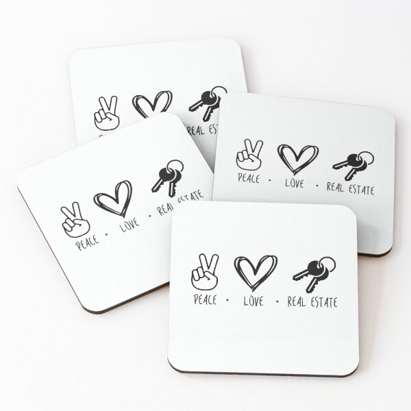 Item preview, Peace Love Real Estate designed and sold by alfa-rouk.
