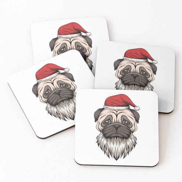 Item preview, Sweet Santa Claus pug designed and sold by Emil1993.