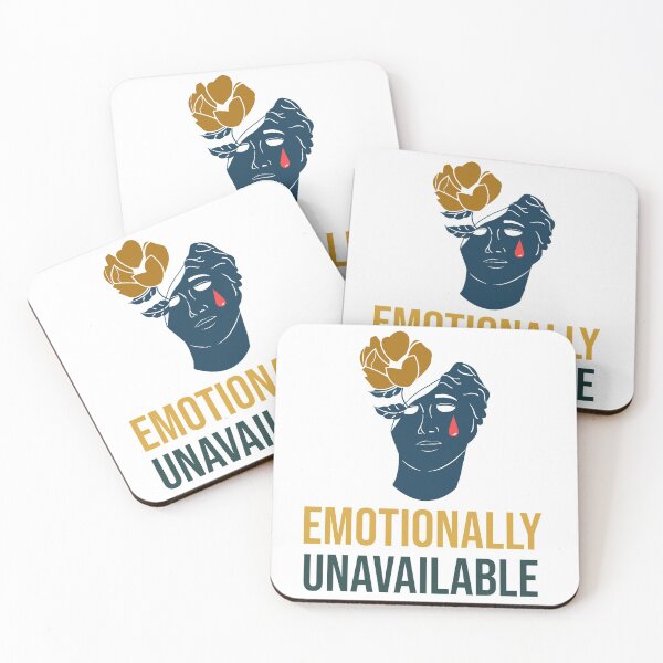 Item preview, EMOTIONALLY UNAVAILABLE designed and sold by MIKE'S PRINT ON DEMAND.
