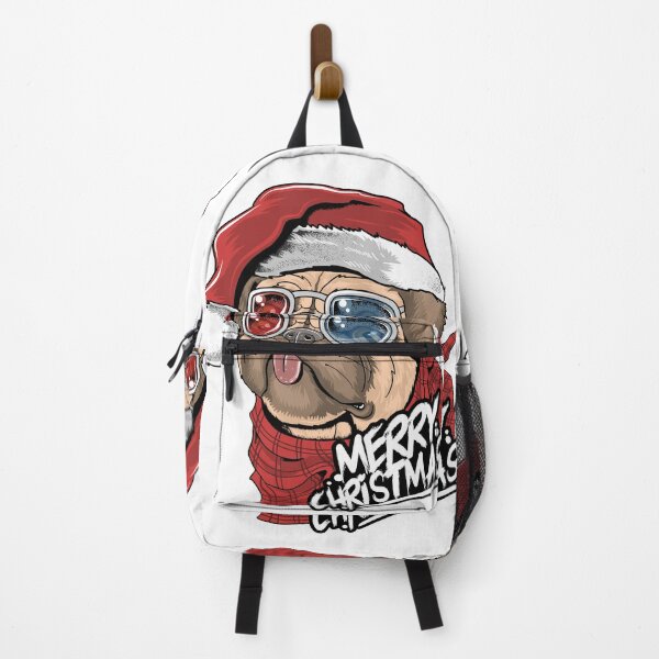 Item preview, Merry Christmas Pug with 3D glasses designed and sold by Emil1993.
