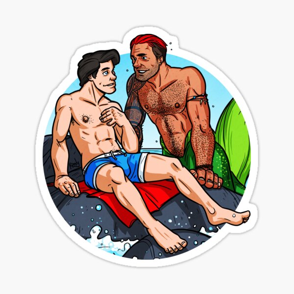 The Not So Little Merman - 2 Sticker