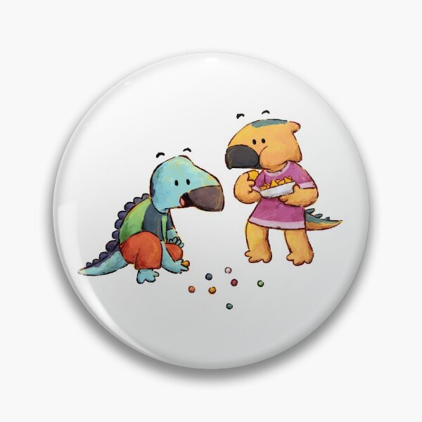 Item preview, Mia Maiasaura and Nathan Nodosaurus designed and sold by OwlHollow.