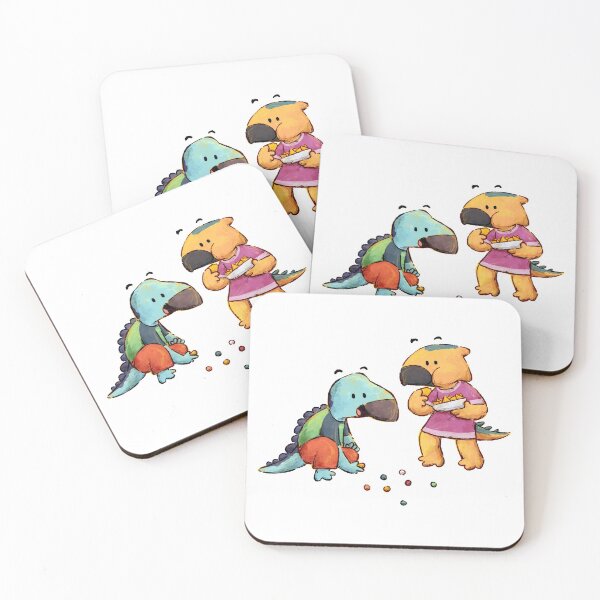 Item preview, Mia Maiasaura and Nathan Nodosaurus designed and sold by OwlHollow.