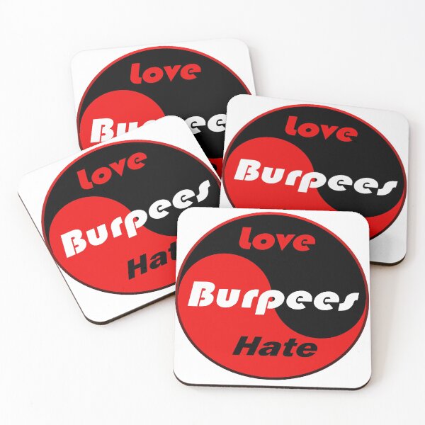 Item preview, Yin-Yang Burpees, between love and hate designed and sold by BurpeesEvery.
