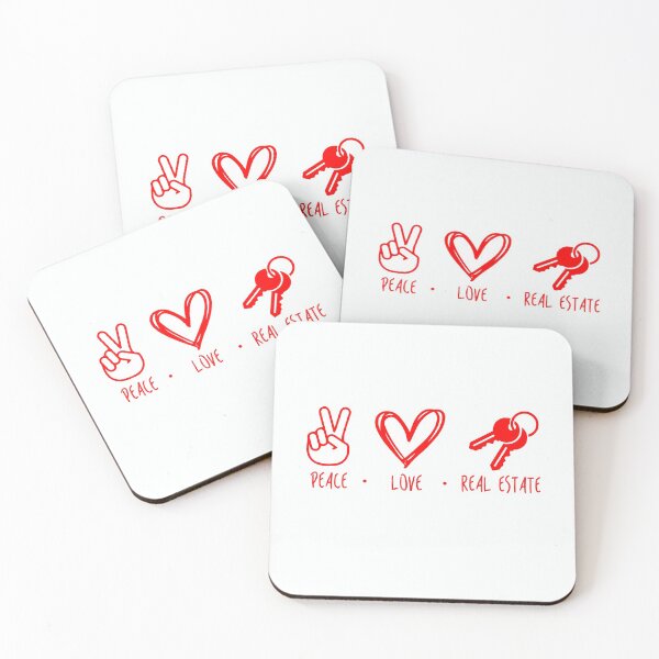 Item preview, Peace Love Real Estate designed and sold by alfa-rouk.