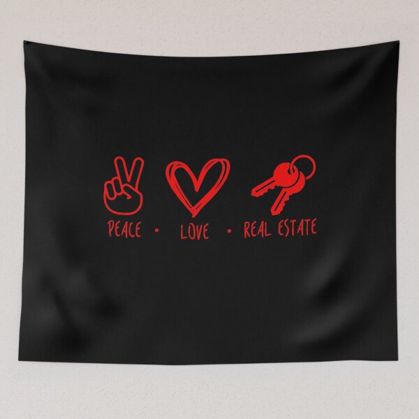 Item preview, Peace Love Real Estate designed and sold by alfa-rouk.