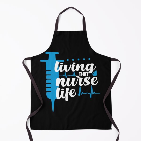 Item preview, living that nurse life funny saying for nurses for sister for mom for friend blue designed and sold by mydreamcatcher.