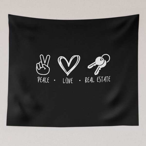 Item preview, Peace Love Real Estate designed and sold by alfa-rouk.