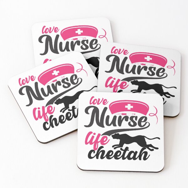 Item preview, love nurse life cheetah funny nurse saying for nurses for mom for sister for friend  designed and sold by mydreamcatcher.