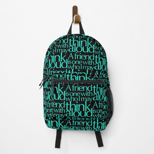 Item preview, A friend is one with who I may think aloud (Optima Nova) v.1 designed and sold by x1brett.