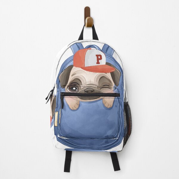 Item preview, pug in the backpack designed and sold by Emil1993.