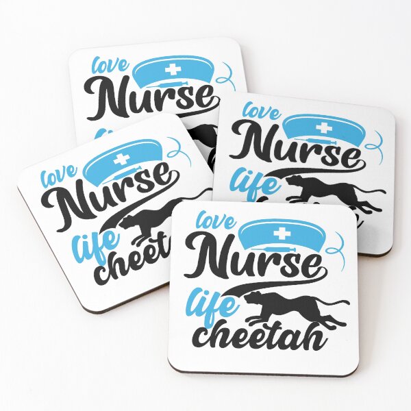Item preview, love nurse life cheetah funny nurse saying for nurses for mom for sister for friend  designed and sold by mydreamcatcher.