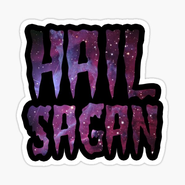 Hail Sagan GALAXY PURPLE Sticker