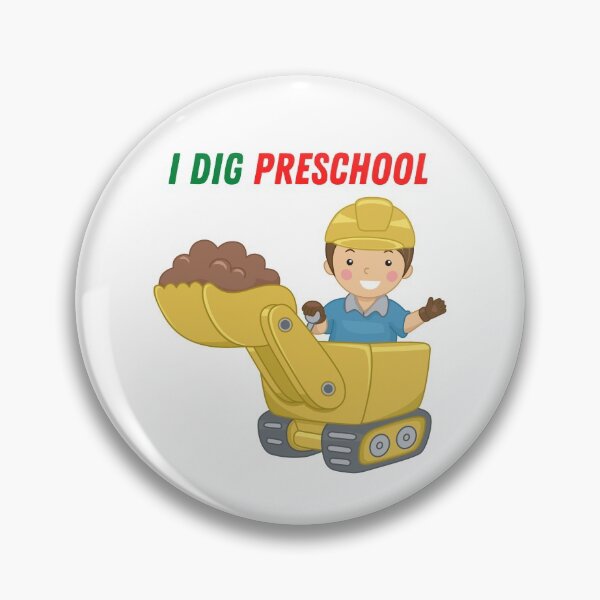 Item preview, I Dig Preschool designed and sold by Chanchane Store.
