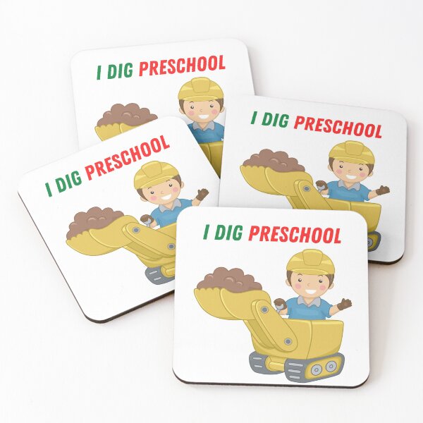 Item preview, I Dig Preschool designed and sold by Chanchane Store.