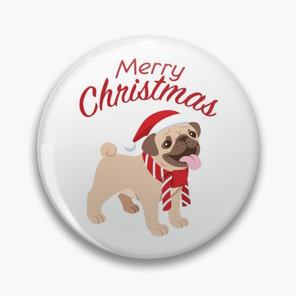 Item preview, Merry Christmas Pug  designed and sold by Emil1993.