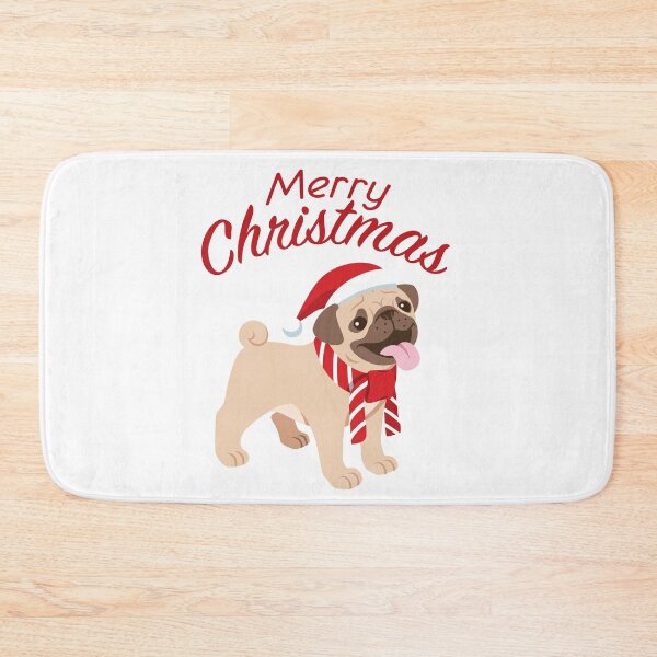 Item preview, Merry Christmas Pug  designed and sold by Emil1993.