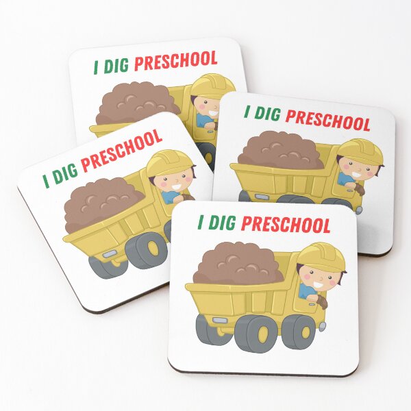 Item preview, I Dig Preschool designed and sold by Chanchane Store.
