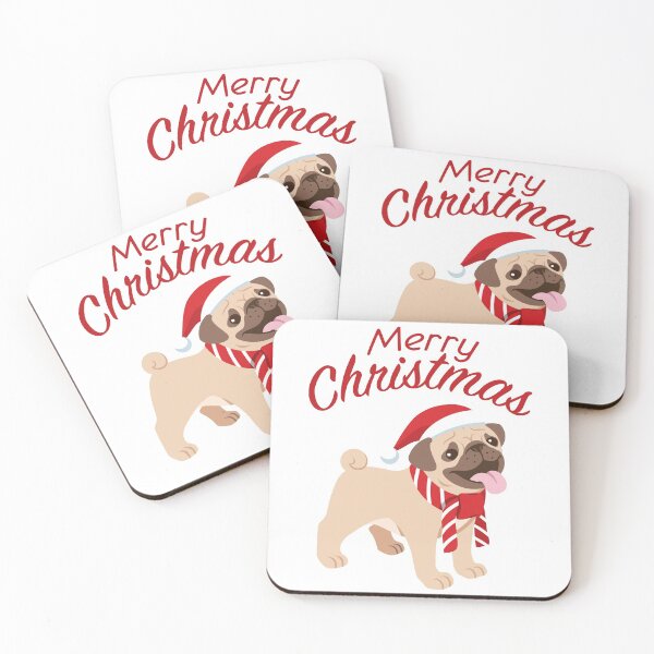 Item preview, Merry Christmas Pug  designed and sold by Emil1993.