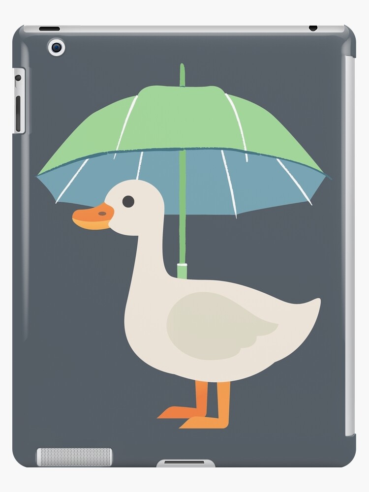 Funda vinilo para iPad «lindo pato con paraguas» TheWaterBirds | Redbubble