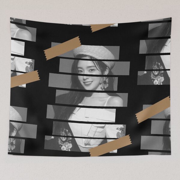 Item preview, Bae Joohyun Red Velvet Irene Korean Kpop Monochrome Stripe Design designed and sold by Piosenka Art.