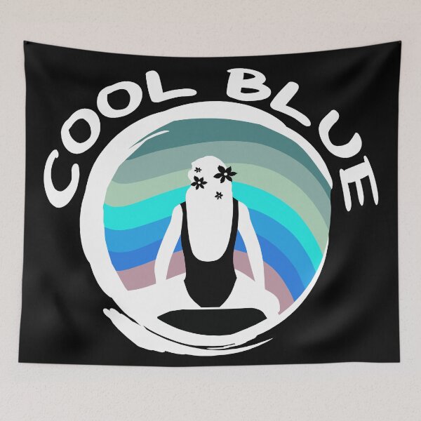 Item preview, Cool Blue Surfer Girl designed and sold by Trace1234.