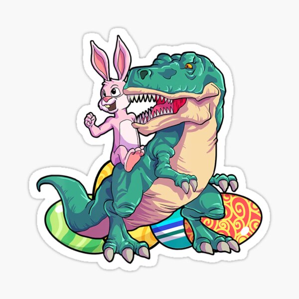 Aperçu de l'œuvre Pâques pour Oddler Boys Dinosaur Kids Bunny créée et vendue par DennisAndress.
